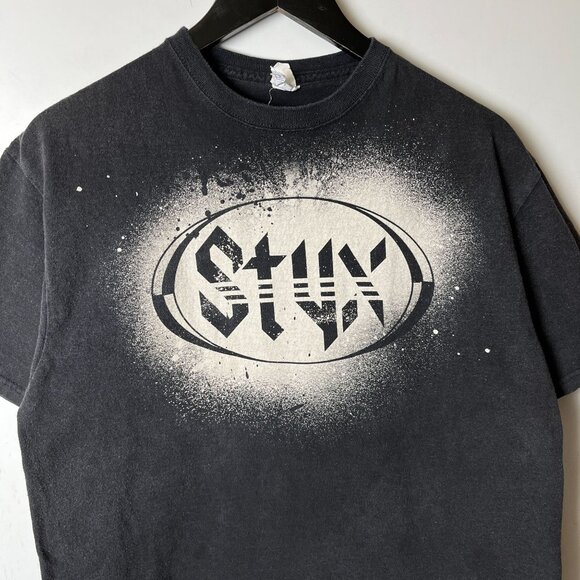 Stux Tour T Shirt Vintage Y2K Medium M Adult Black Graphic Tee - Picture 5 of 16